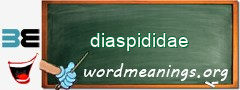 WordMeaning blackboard for diaspididae